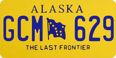 AK license plate GCM629