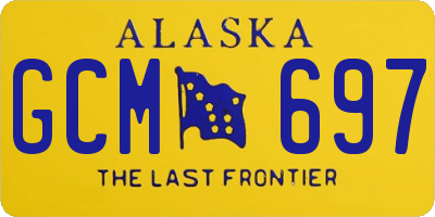 AK license plate GCM697