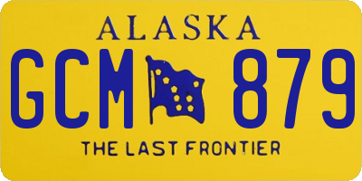 AK license plate GCM879