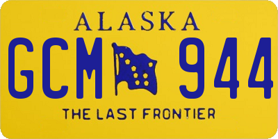 AK license plate GCM944