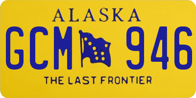 AK license plate GCM946