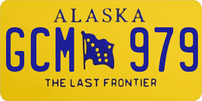 AK license plate GCM979