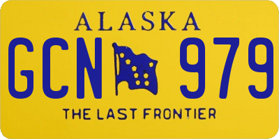 AK license plate GCN979