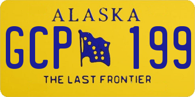 AK license plate GCP199