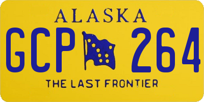 AK license plate GCP264