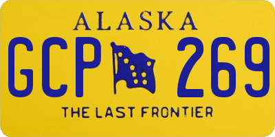 AK license plate GCP269