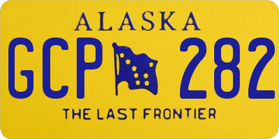 AK license plate GCP282
