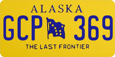 AK license plate GCP369