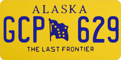 AK license plate GCP629