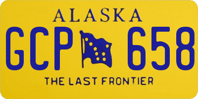 AK license plate GCP658