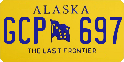 AK license plate GCP697
