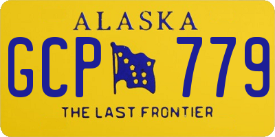 AK license plate GCP779