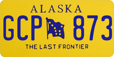 AK license plate GCP873