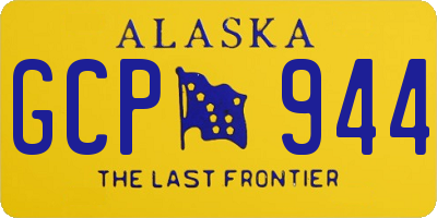 AK license plate GCP944