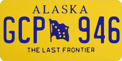 AK license plate GCP946