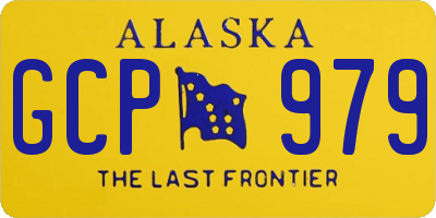 AK license plate GCP979