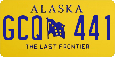 AK license plate GCQ441