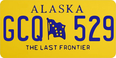AK license plate GCQ529