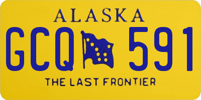 AK license plate GCQ591