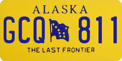 AK license plate GCQ811