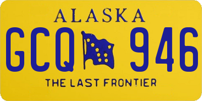 AK license plate GCQ946
