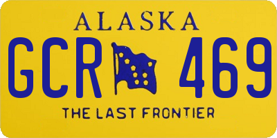 AK license plate GCR469