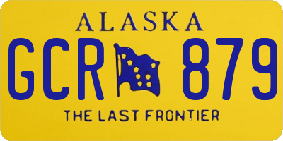 AK license plate GCR879