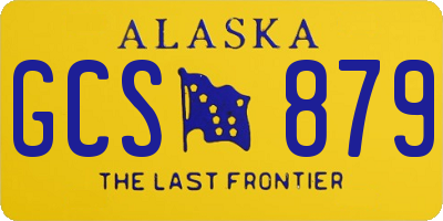 AK license plate GCS879