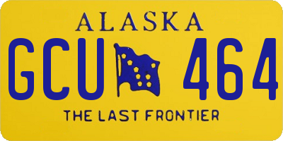 AK license plate GCU464