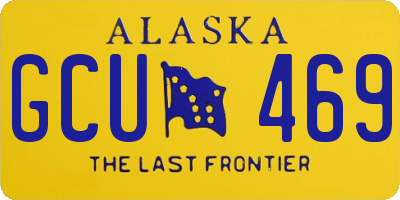 AK license plate GCU469