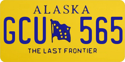 AK license plate GCU565