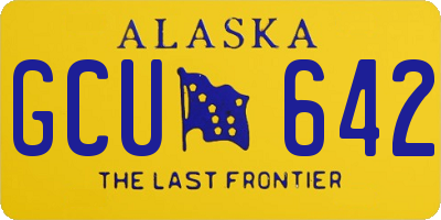 AK license plate GCU642