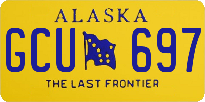 AK license plate GCU697