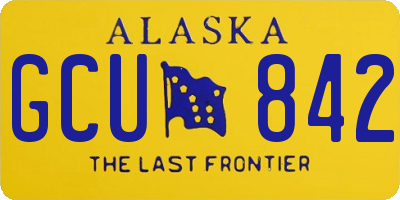 AK license plate GCU842