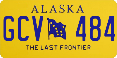AK license plate GCV484