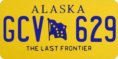 AK license plate GCV629