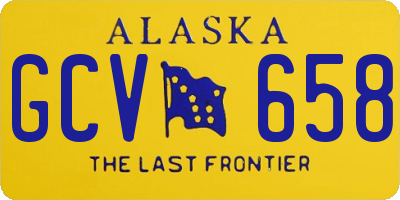 AK license plate GCV658