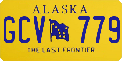 AK license plate GCV779