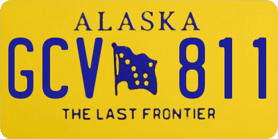 AK license plate GCV811