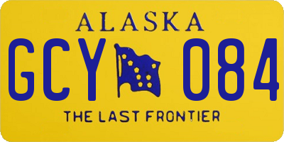 AK license plate GCY084