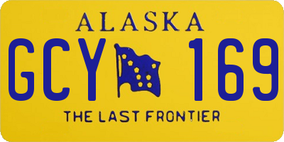 AK license plate GCY169