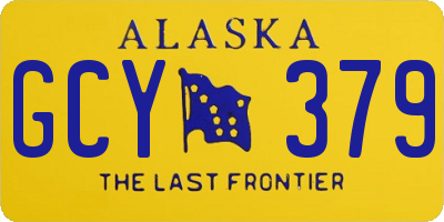 AK license plate GCY379
