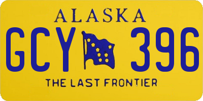 AK license plate GCY396