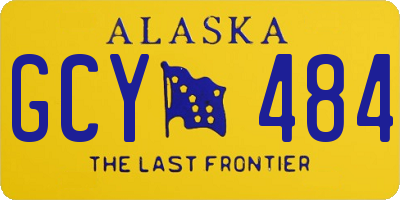 AK license plate GCY484