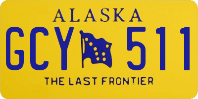 AK license plate GCY511