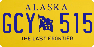 AK license plate GCY515
