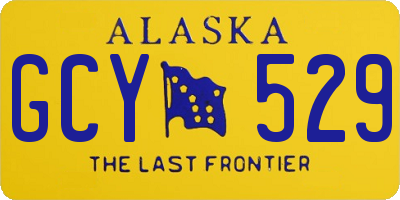 AK license plate GCY529
