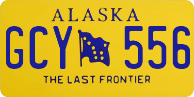 AK license plate GCY556