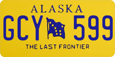 AK license plate GCY599