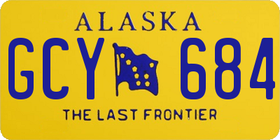 AK license plate GCY684